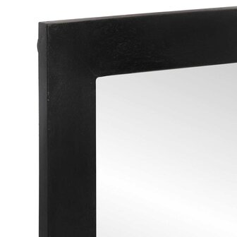 Badkamerspiegel 55x1x60 cm glas en massief mangohout 4