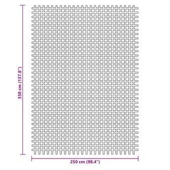 Tenttapijt 3,5x2,5 m blauw 7