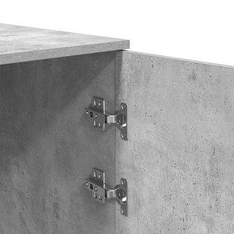Opbergkast 40x45x103,5 cm bewerkt hout betongrijs 9