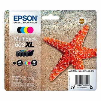 Originele inktcartridge Epson EP66820 Multicolour Zwart Geel 1