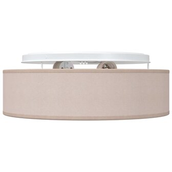 Plafonni&egrave;re met schijnwerpers Taupe 38 x 38 x 13,5 cm Stof 5