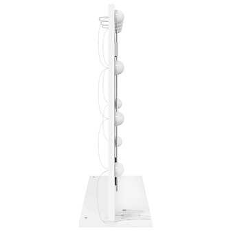 Make-up spiegel Wit 60 x 55 x 18 cm Glas en Hout met Kunststof 5