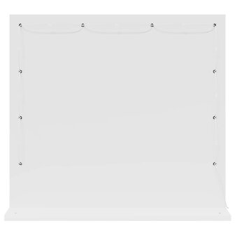 Make-up spiegel Wit 60 x 55 x 18 cm Glas en Hout met Kunststof 6