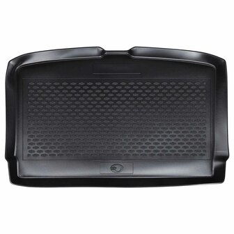 Kofferbakmat Zwart Geschikt voor VW POLO 2017- Rubber 1