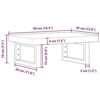 Badkamer wandschap staal en massief beukenhout 11