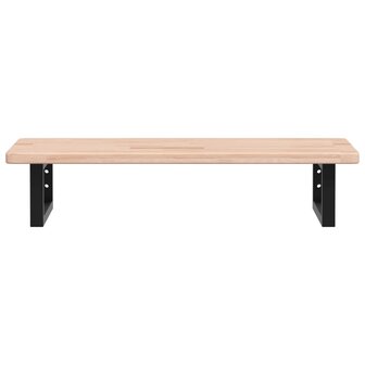 Badkamer wandschap staal en massief eikenhout 4