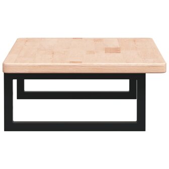Badkamer wandschap staal en massief eikenhout 5