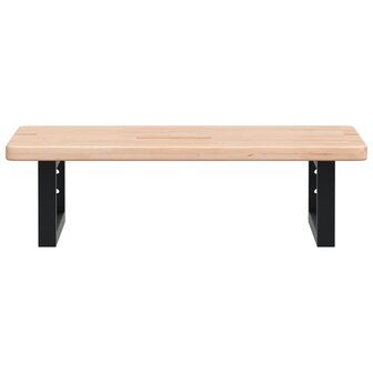 Badkamer wandschap staal en massief eikenhout 4