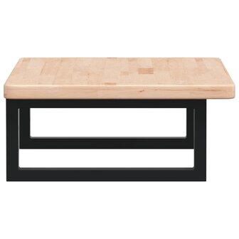 Badkamer wandschap staal en massief eikenhout 5