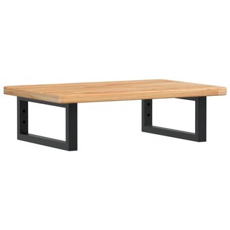 Badkamer wandschap staal en massief eikenhout 2