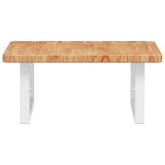 Badkamer wandschap staal en massief eikenhout 4