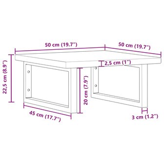 Badkamer wandschap staal en massief eikenhout 11