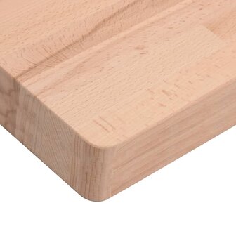 Badkamer wandschap staal en massief beukenhout 10