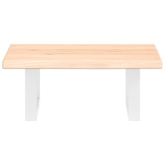 Badkamer wandschap staal en massief eikenhout 4