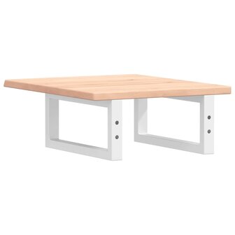 Badkamer wandschap staal en massief eikenhout 6