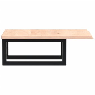 Badkamer wandschap staal en massief eikenhout 5