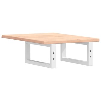 Badkamer wandschap staal en massief eikenhout 6