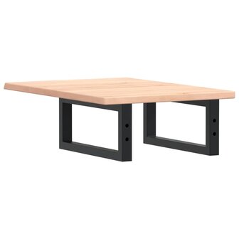 Badkamer wandschap staal en massief eikenhout 6