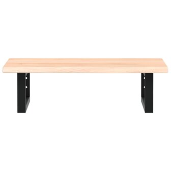 Badkamer wandschap staal en massief eikenhout 7