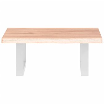 Badkamer wandschap staal en massief eikenhout 4
