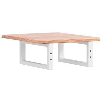 Badkamer wandschap staal en massief eikenhout 6