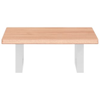 Badkamer wandschap staal en massief eikenhout 4