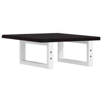 Badkamer wandschap staal en massief eikenhout 6