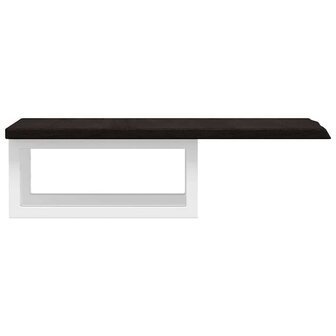 Badkamer wandschap staal en massief eikenhout 5