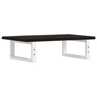 Badkamer wandschap staal en massief eikenhout 6