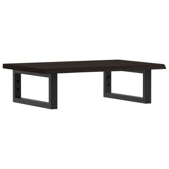 Badkamer wandschap staal en massief eikenhout 2