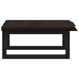 Badkamer wandschap staal en massief eikenhout 5