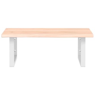 Badkamer wandschap staal en massief eikenhout 4