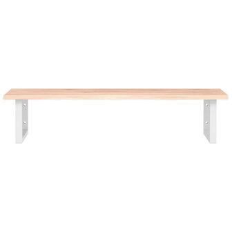 Badkamer wandschap staal en massief eikenhout 4