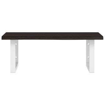 Badkamer wandschap staal en massief eikenhout 4