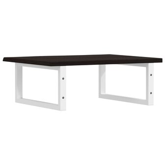 Badkamer wandschap staal en massief eikenhout 6