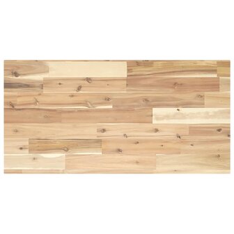 Badkamer wandschap staal en massief acaciahout 8