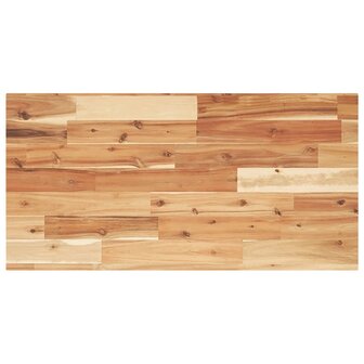 Badkamer wandschap staal en massief acaciahout 8