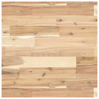 Badkamer wandschap staal en massief acaciahout 8