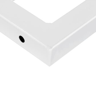 Badkamer wandschap staal en massief acaciahout 9