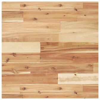 Badkamer wandschap staal en massief acaciahout 8