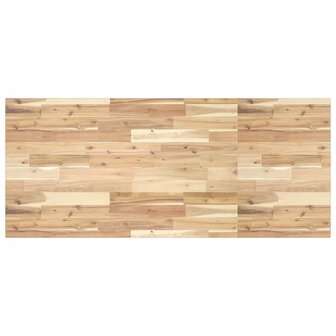 Badkamer wandschap staal en massief acaciahout 8