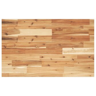 Badkamer wandschap staal en massief acaciahout 8