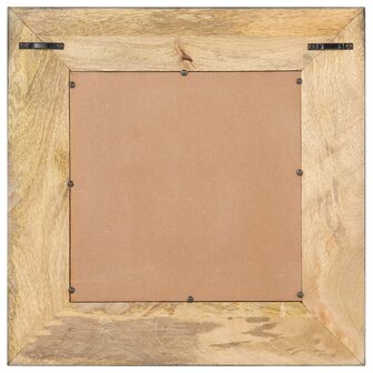 Spiegel 50x50 cm massief mangohout 3