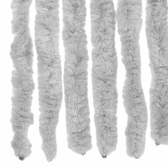 Vliegengordijn 56x200 cm chenille grijs 5