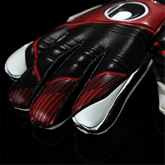 Keeperhandschoenen Uhlsport Powerline Soft Flex Zwart Volwassenen - Maat: 5 4