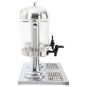 Dubbele sapdispenser roestvrij staal 2x8 L 3