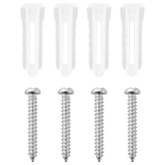 Douchesysteem set Chroom 70 cm Roestvrij staal 8