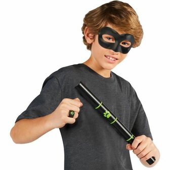 Miraculous: Tales of Ladybug &amp; Cat Noir Transformation Set - Cat Noir 4 Onderdelen Zwart Multicolour Kinder verkleedkleding 1