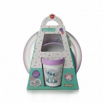 Kinderserviesset Disney Melamine 3 Onderdelen (2 Stuks) 1