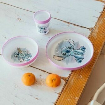 Kinderserviesset Disney Melamine 3 Onderdelen (2 Stuks) 2